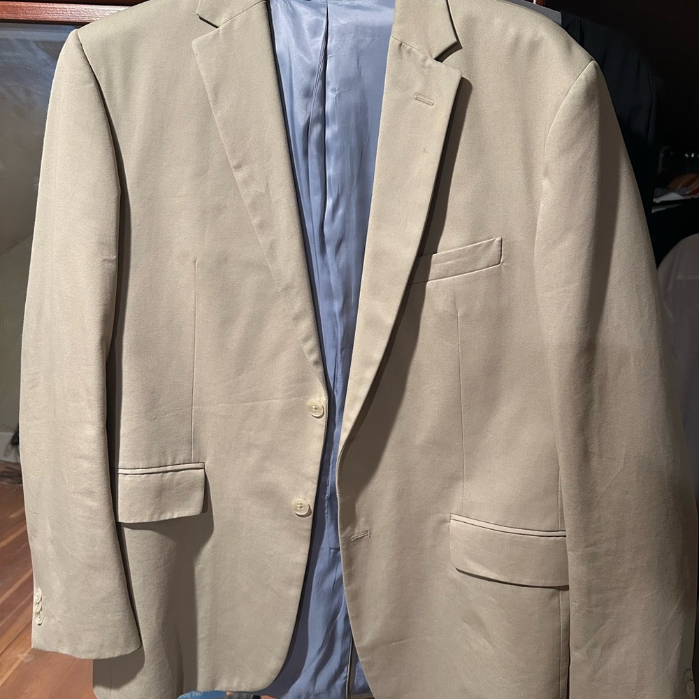 Banana Republic Beige Men's Blazer 44r and pants 36/34